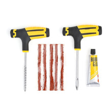Load image into Gallery viewer, Car Tire Repair Tool Tire Repair Kit Studding Tool Set Auto Bike Tubeless Tire Tyre Puncture Plug Garage Car Accessories